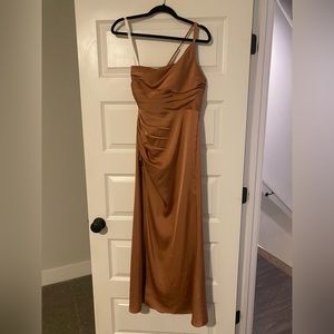 Azazie Rust Dress Size 8